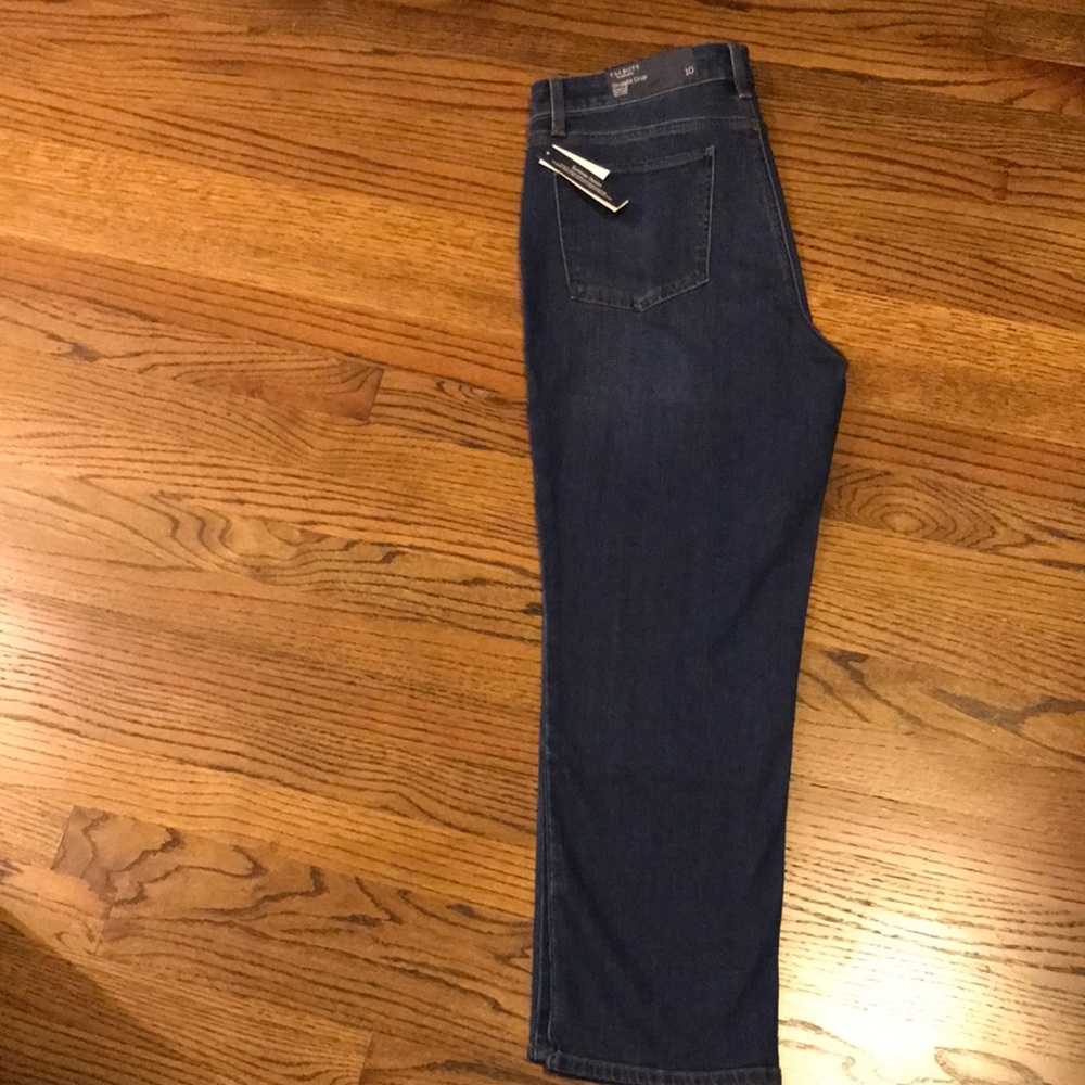 New Talbot Flawless Straight Crop Jeans
